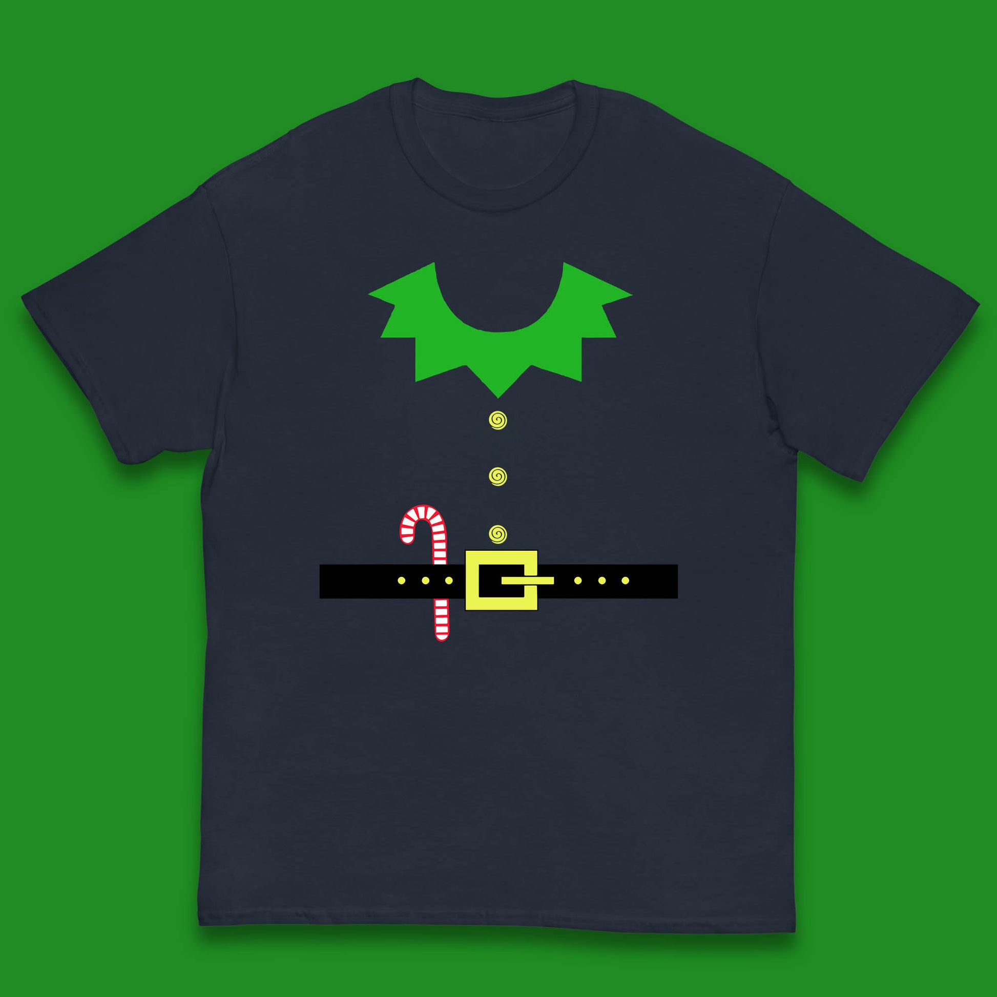 christmas elf costume christmas candy t shirt