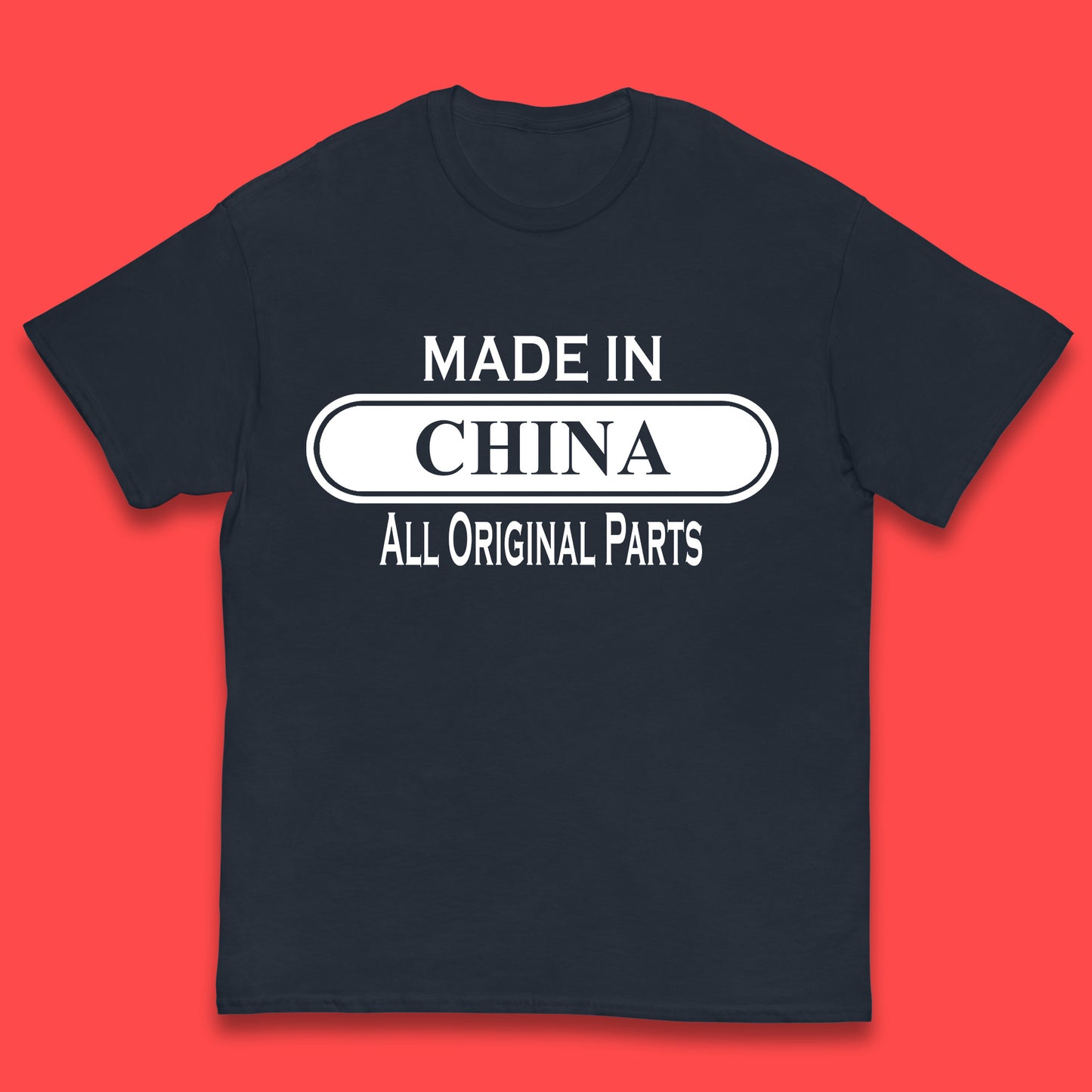 Made In China All Original Parts Vintage Retro Birthday Chinatown City of Westminster, London Gift Kids T Shirt