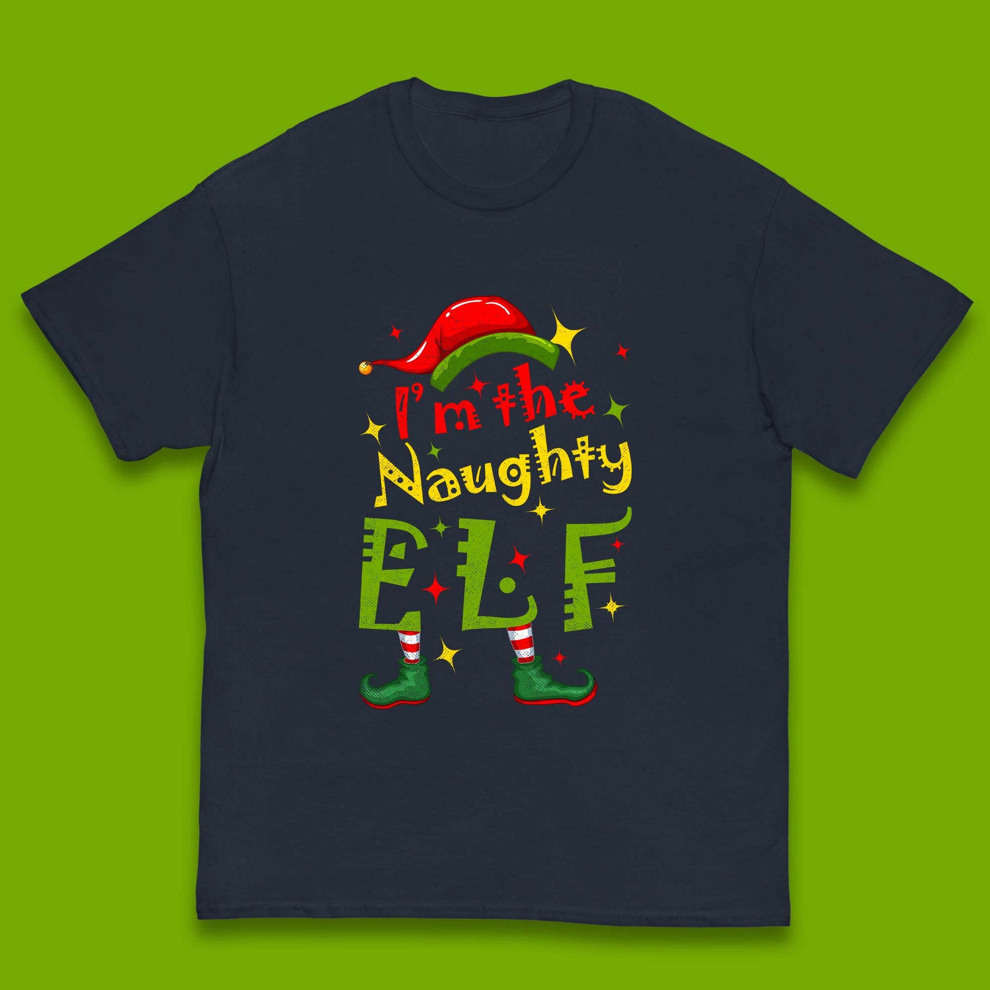 naughty elf t shirt