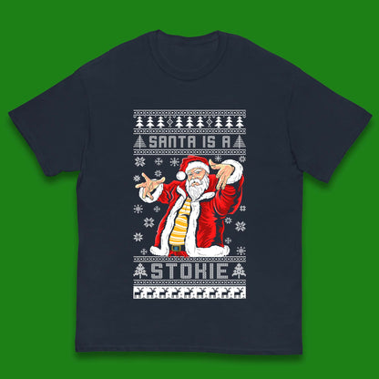 Santa is A Stokie Christmas Kids T-Shirt