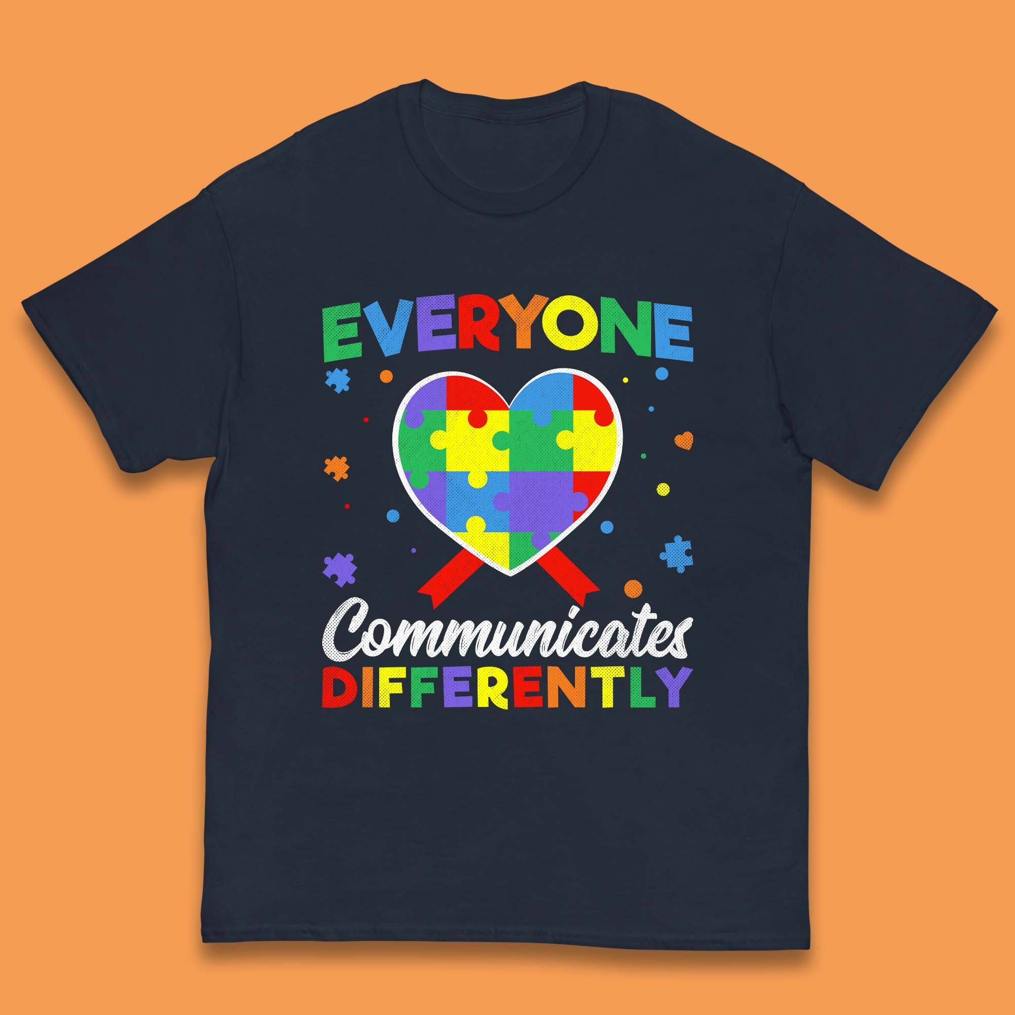 Everyone Communicates Differently Kids T-Shirt