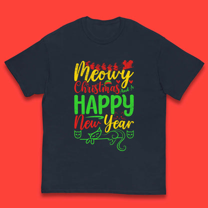 meowy christmas t shirt