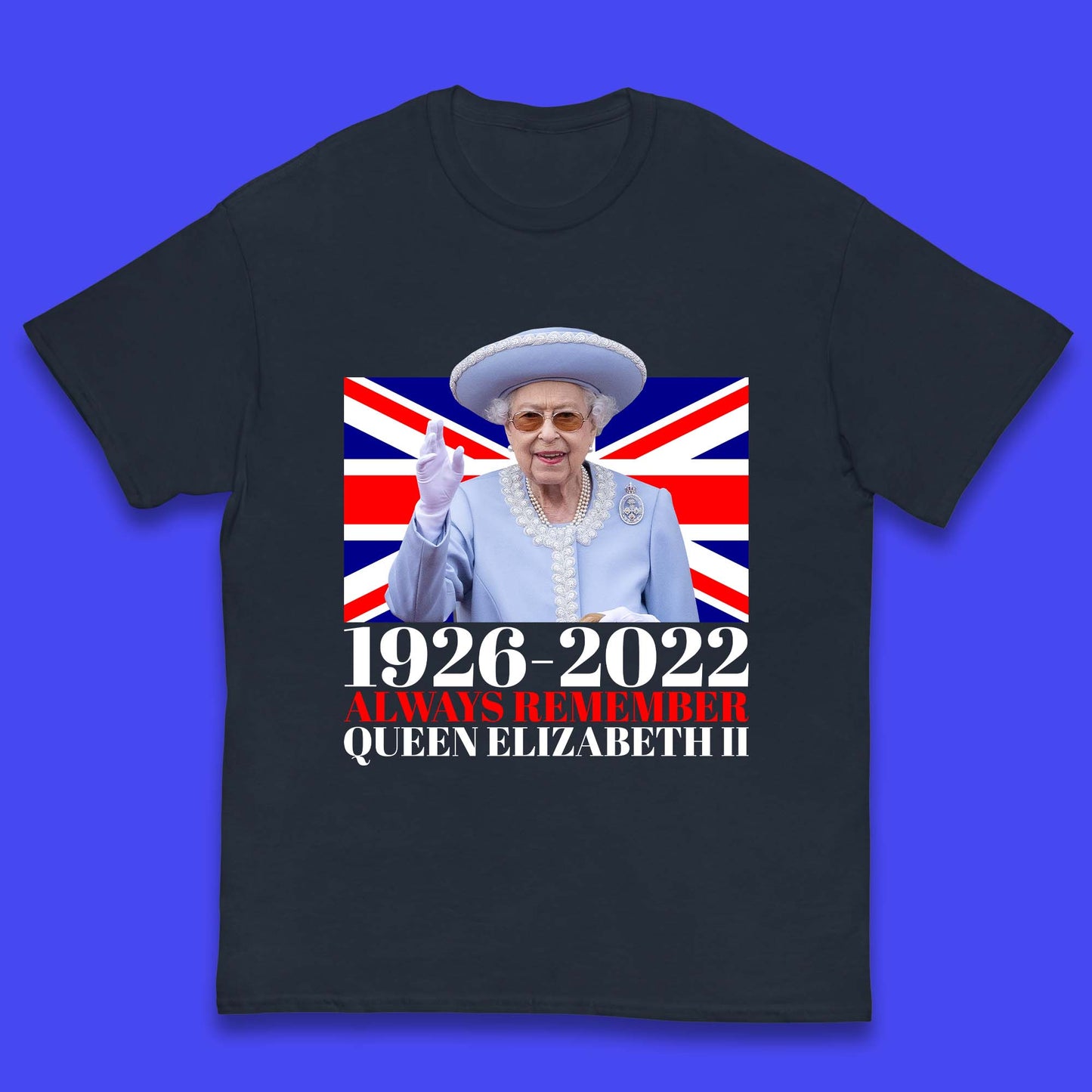 1926-2022 Queen Elizabeth II Kids T Shirt