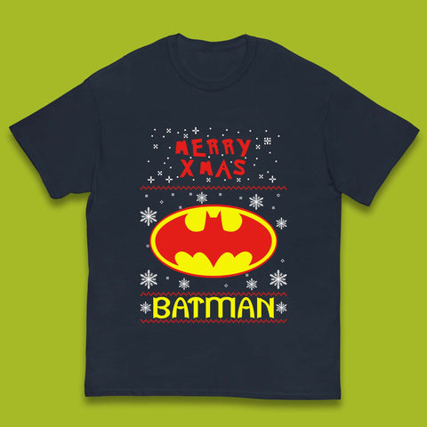 Merry Xmas Batman Kids T-Shirt