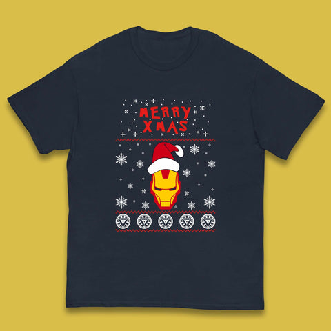 Merry Xmas Ironman Kids T-Shirt