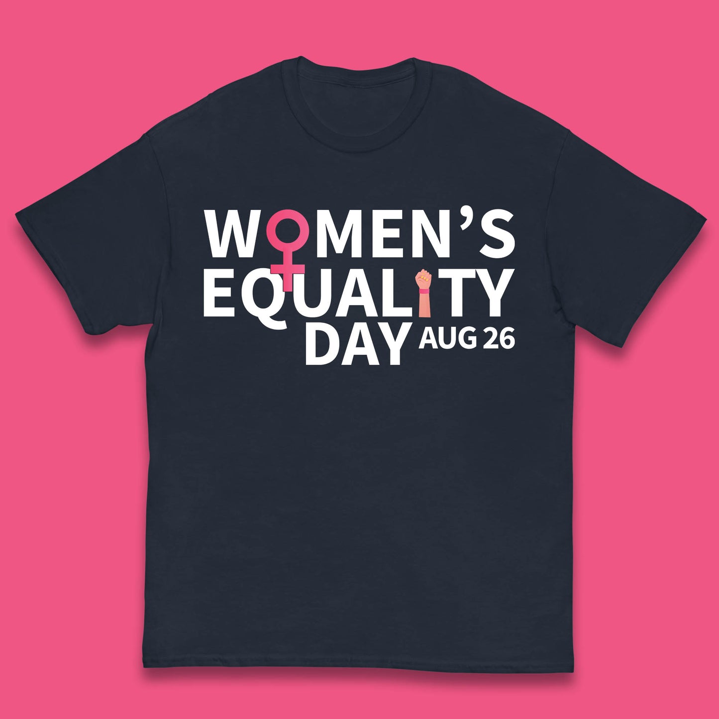 Women Equality Day Aug 26th Girls Power Female Support Women Rights Empowerment Kids T Shirt