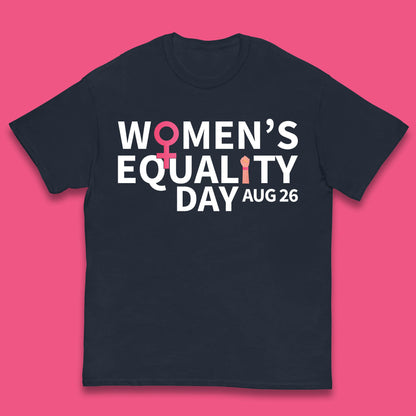 Women Equality Day Aug 26th Girls Power Female Support Women Rights Empowerment Kids T Shirt