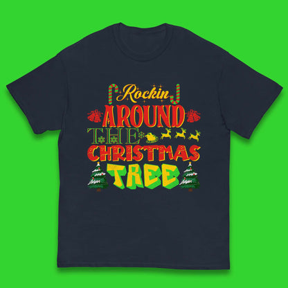 rockin around the christmas tree t shirt