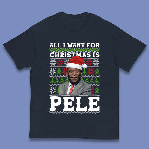 Want Pele For Christmas Kids T-Shirt