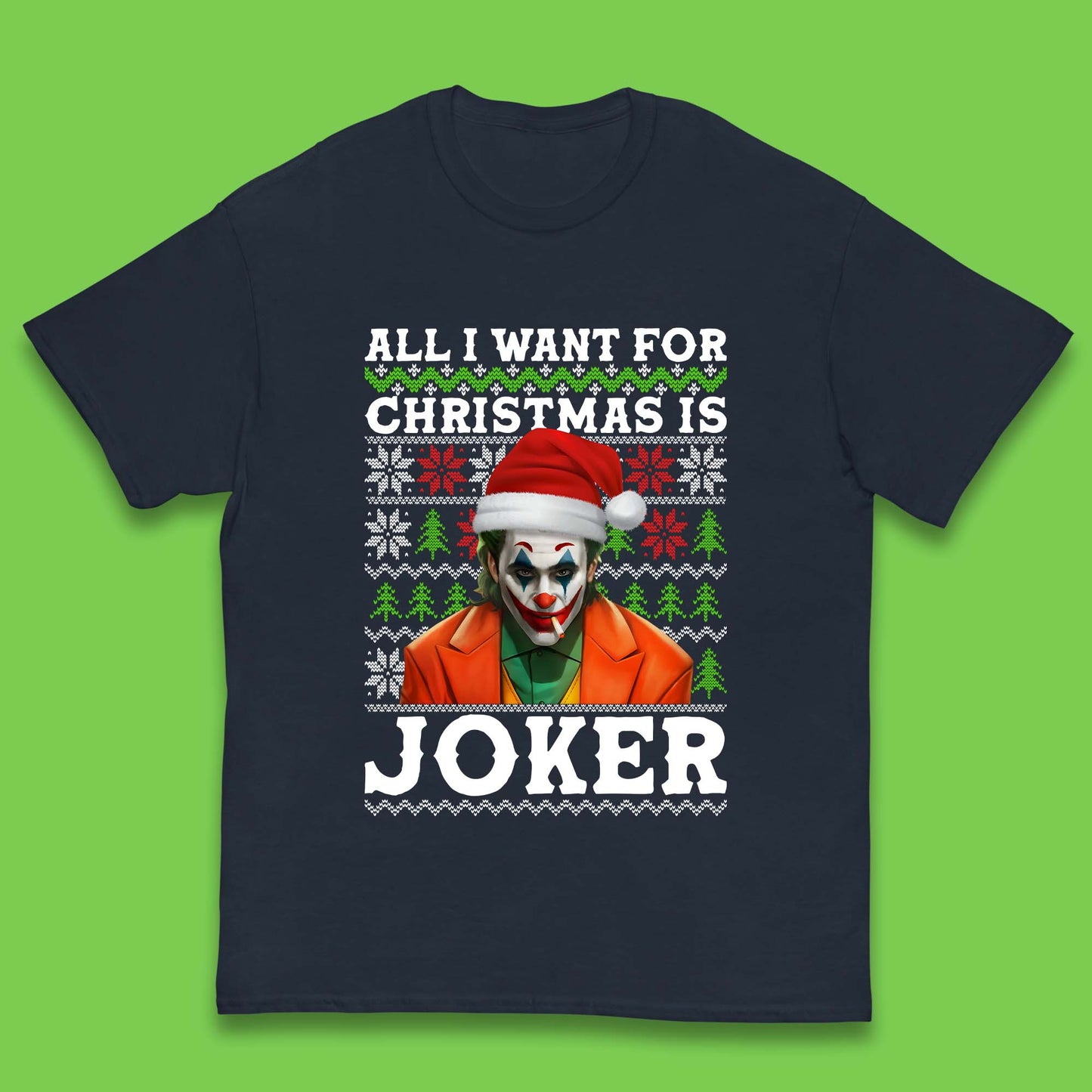 Want Joker For Christmas Kids T-Shirt