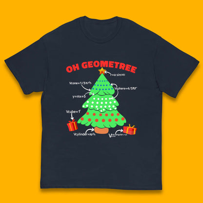 oh geometree christmas tree math geometry t shirt