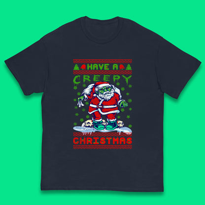 zombie santa claus t shirt
