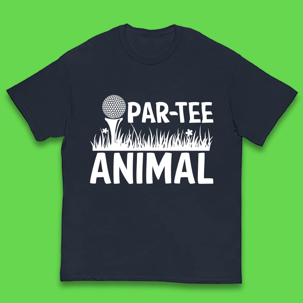 Par-Tee Animal Funny Golf Golfer Golfing Golf Lover Sports Kids T Shirt