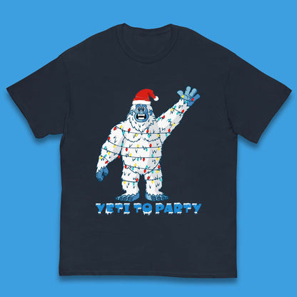Yeti To Party Christmas Kids T-Shirt