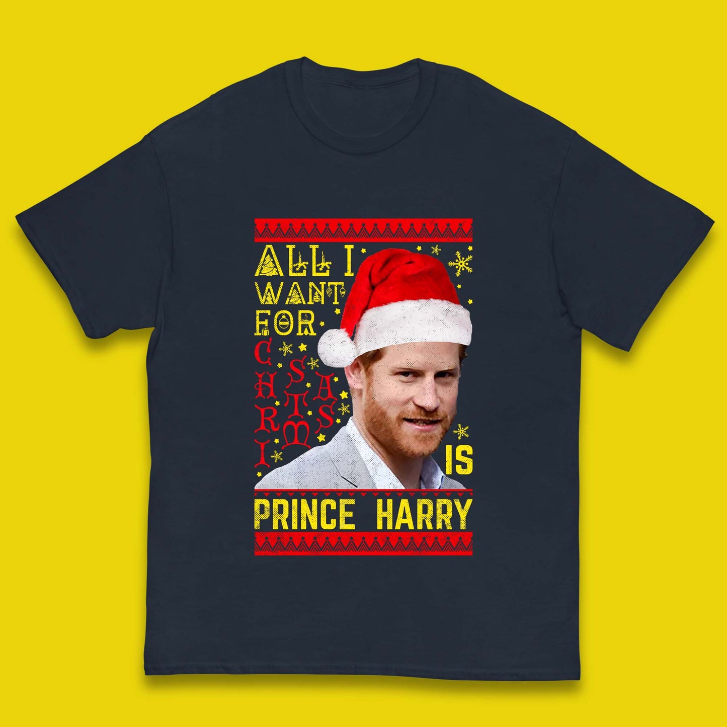 Prince Harry Christmas Kids T-Shirt