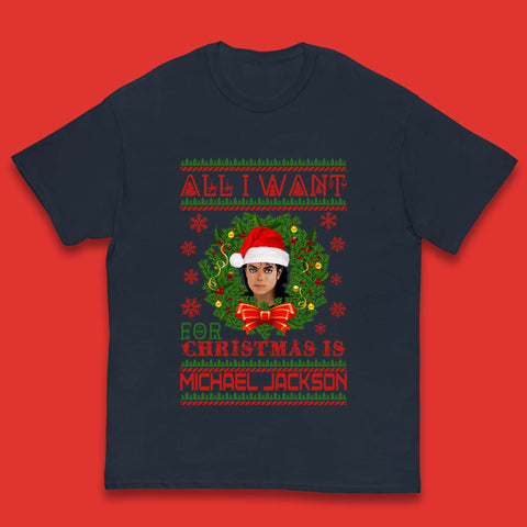 Michael Jackson Christmas Kids T-Shirt