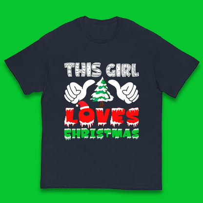 this girl loves christmas t shirt