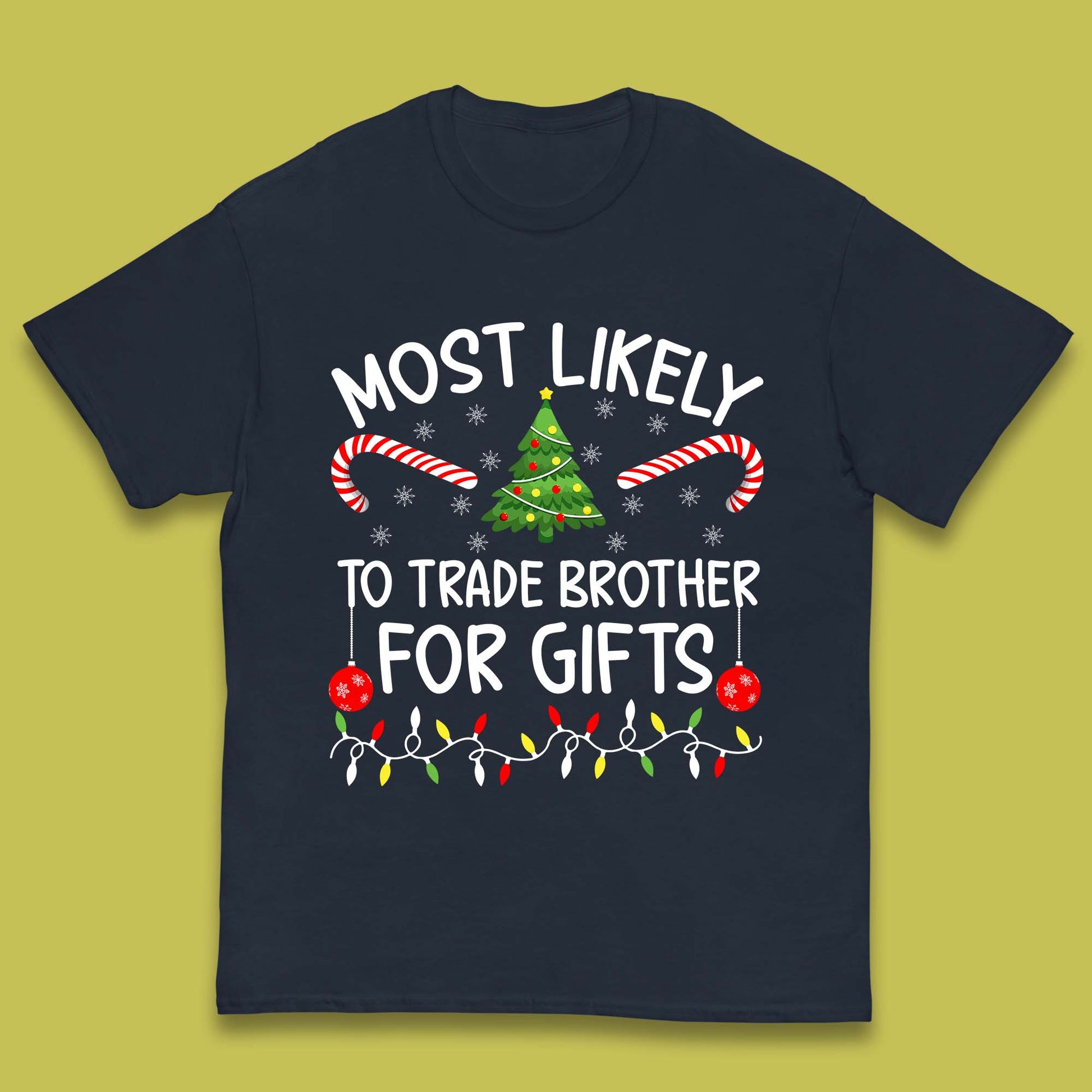 trade brother for christmas gifts t shirt