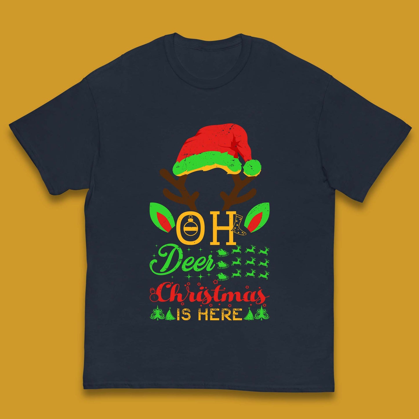 oh deer christmas is here tee