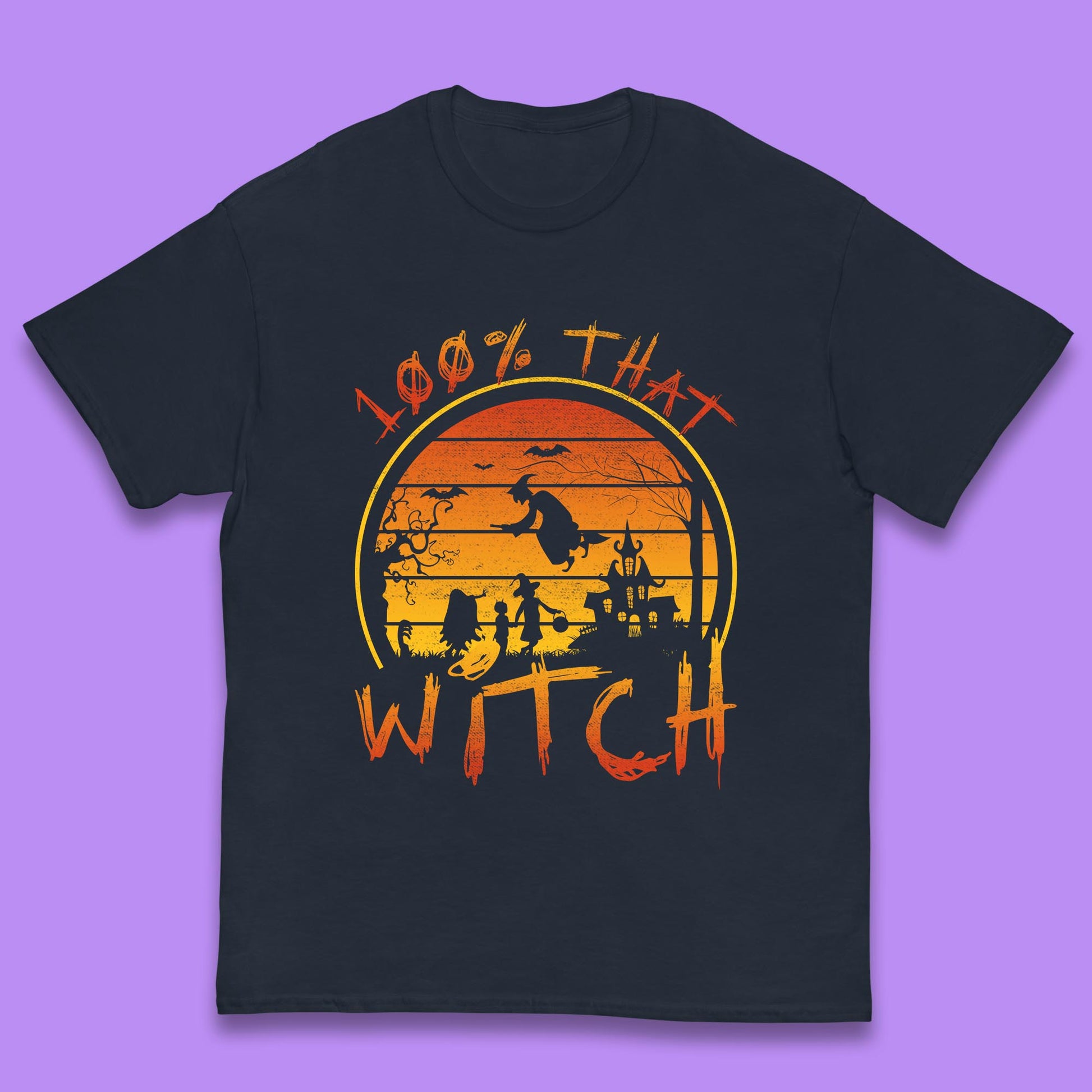 100% That Witch Halloween kids T Shirt