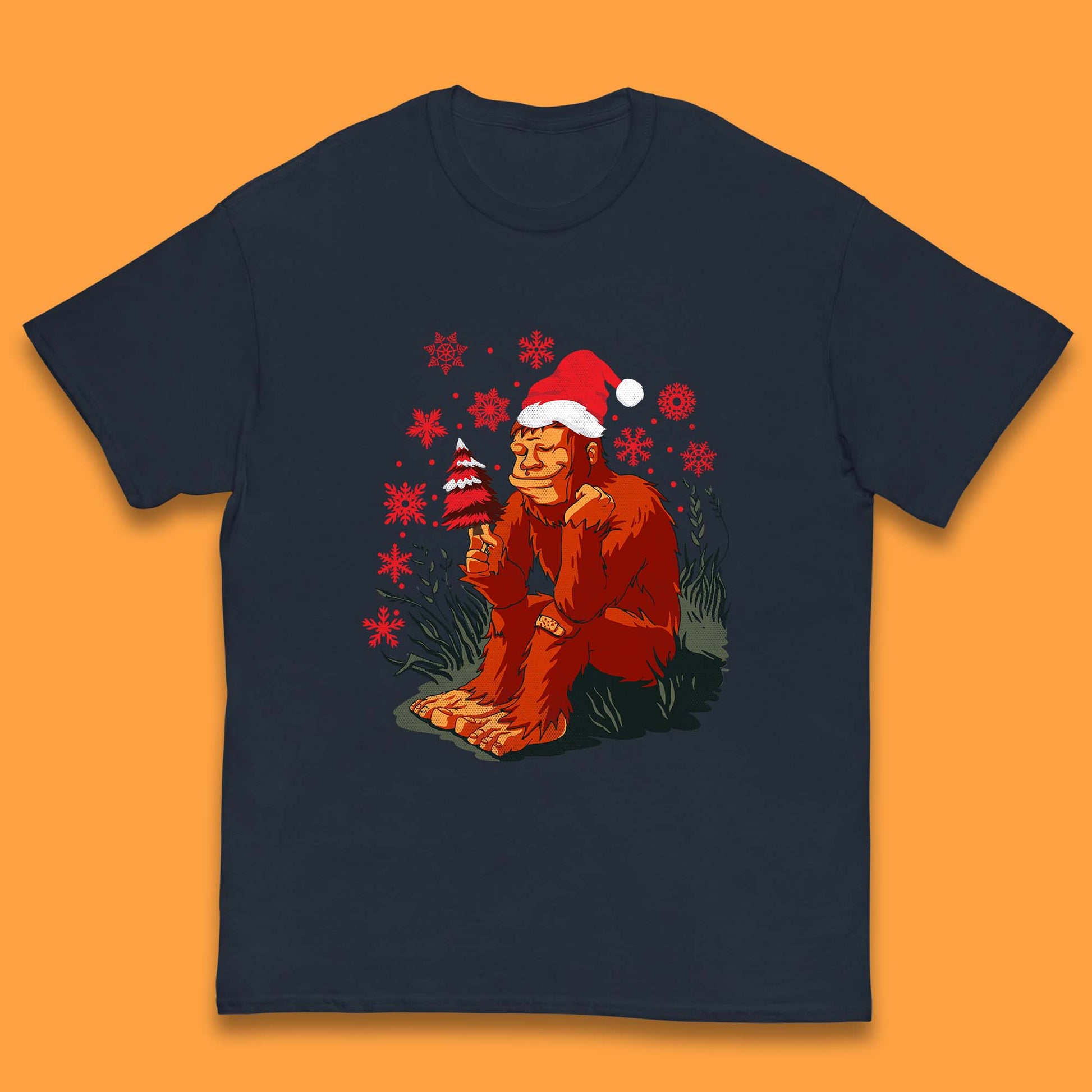 bigfoot christmas shirt