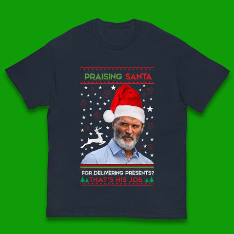 Roy Keane Praising Santa For Delivering Presents? That's His Job!  Kids T-Shirt