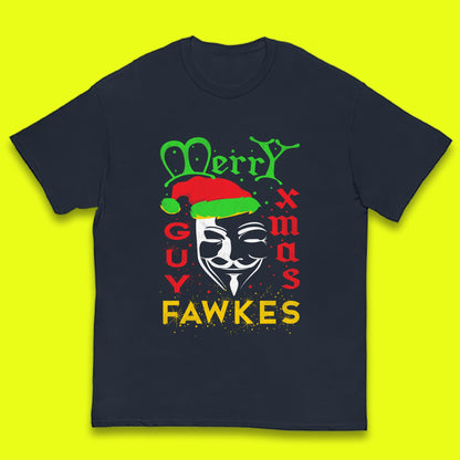 anonymous mask christmas t shirt