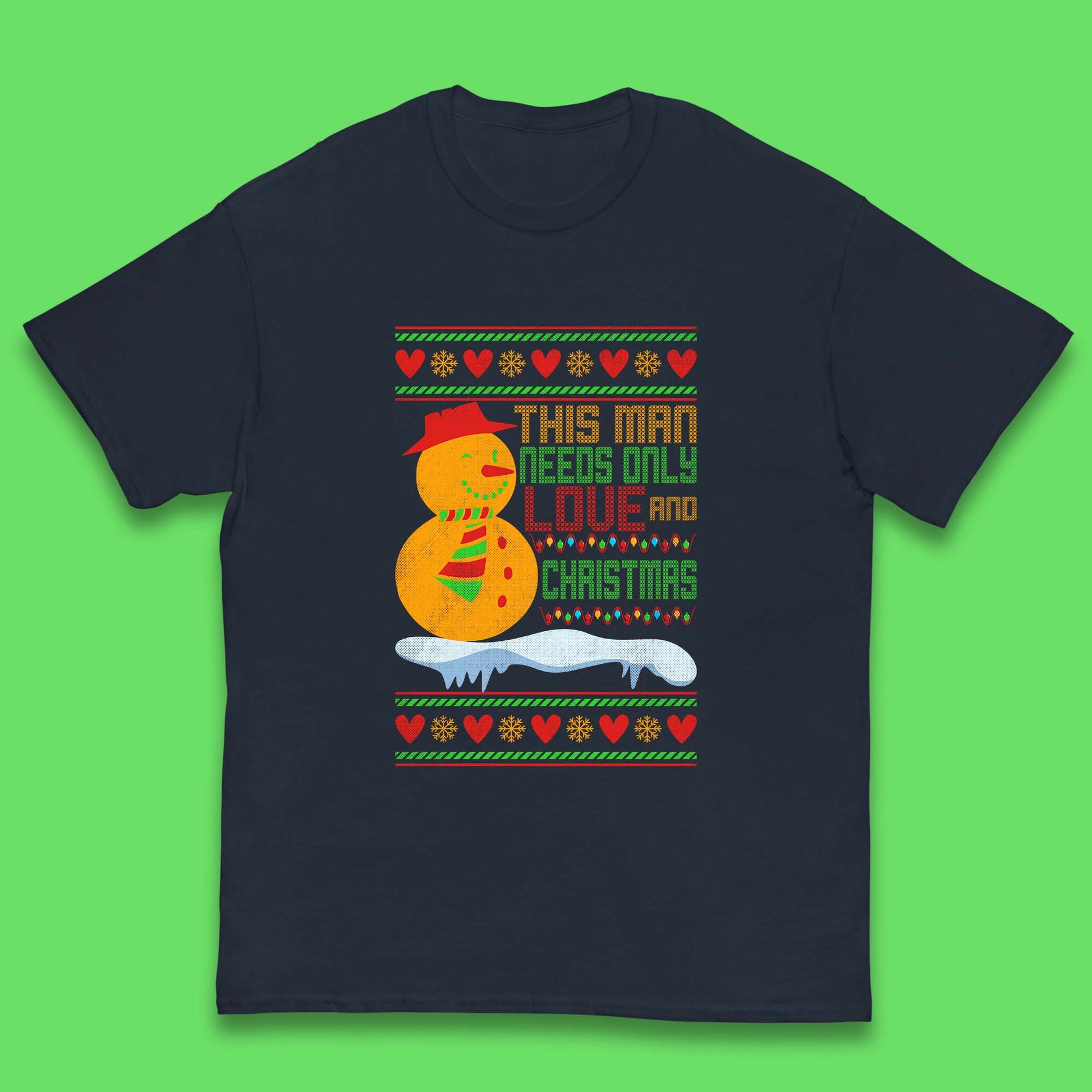 snowman christmas t shirt