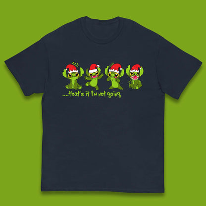 Grinch Stitch Christmas Kids T-Shirt