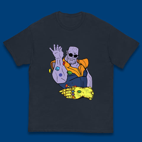 Thanos Infinity Stones Bae Avengers Infinity War Salt Bae Thanos Spoof Marvel Comics Infinity Gauntlet Kids T Shirt