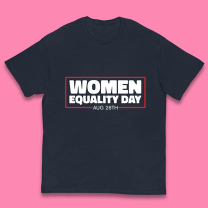 Women Equality Day Aug 26th Women Rights Empowerment Girls Power Female Support Kids T Shirt