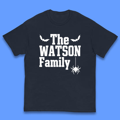 Personalised Halloween Family Your Name Horror Scary Spooky Matching Costume Kids T Shirt