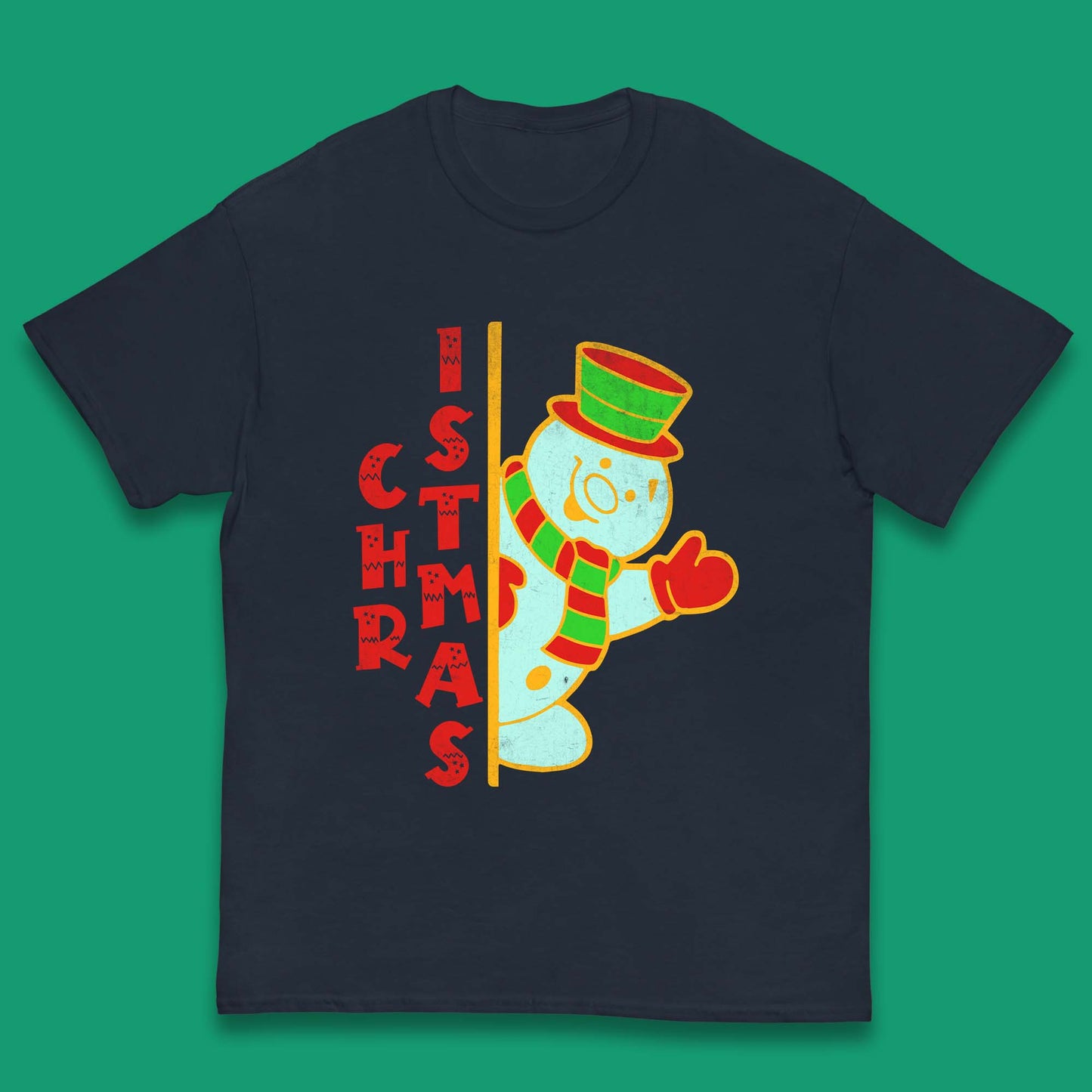 Christmas Snowman Kids T-Shirt