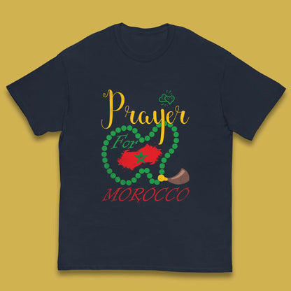 Prayer For Morocco Stay Strong Morocco Earthquake Support Kids T Shirt
