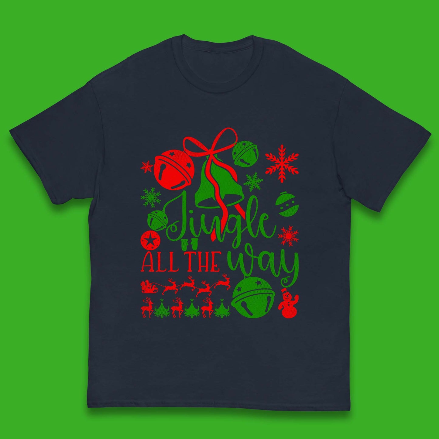 jingle all the way christmas t shirt