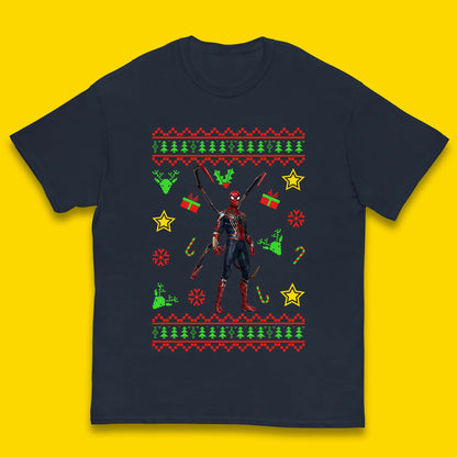 Spiderman Christmas Kids T-Shirt
