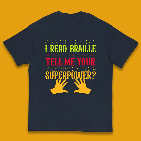 Braille Superpower Kids T-Shirt