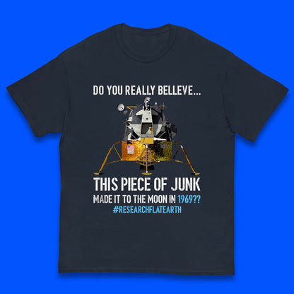 Research Flat Earth Kids T-Shirt