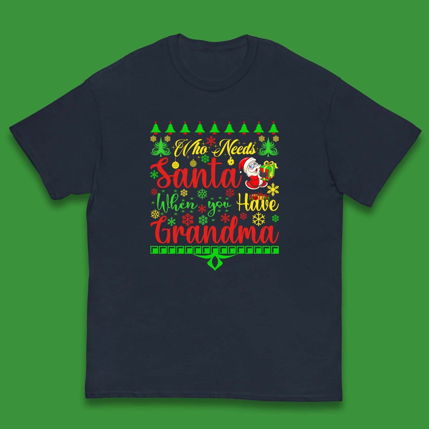 grandma christmas t shirt
