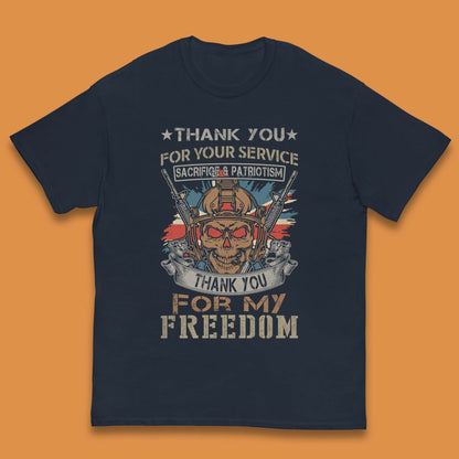 Thank You For My Freedom Kids T-Shirt