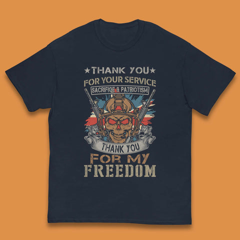 Thank You For My Freedom Kids T-Shirt