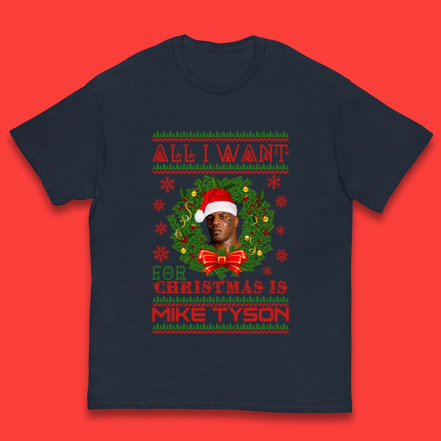 Mike Tyson Christmas Kids T-Shirt