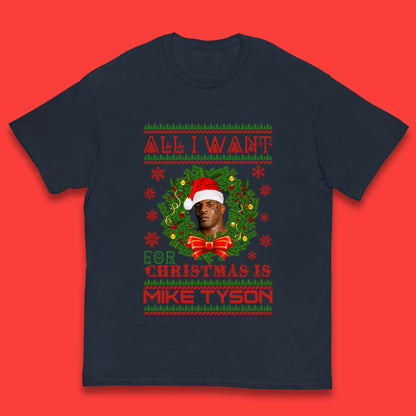 Mike Tyson Christmas Kids T-Shirt