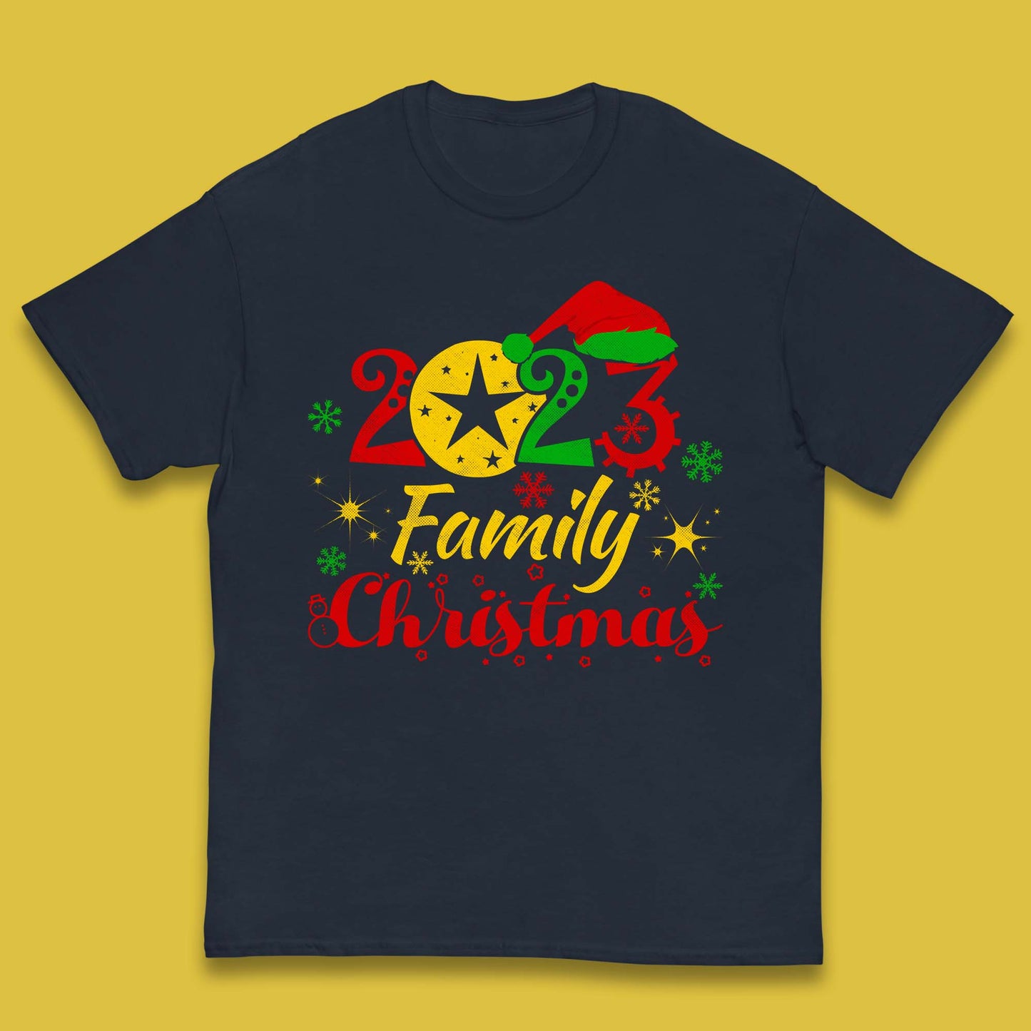 Family Christmas 2023 Christmas Matching Family Costume Xmas Kids T Shirt