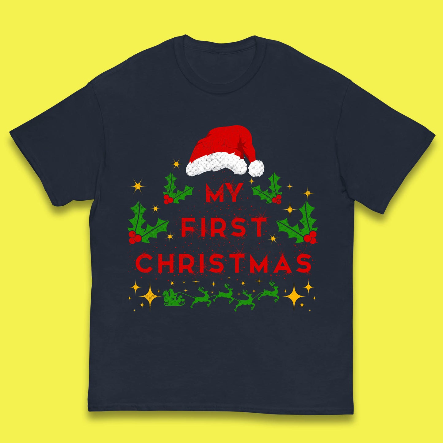 my first christmas winter tee
