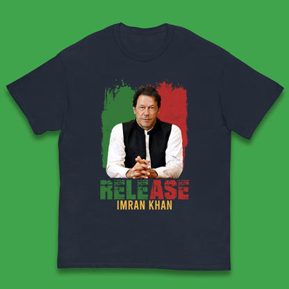 Release Imran Khan Prisoner No 804 Stand With Imran Khan Pakistan Kids T Shirt