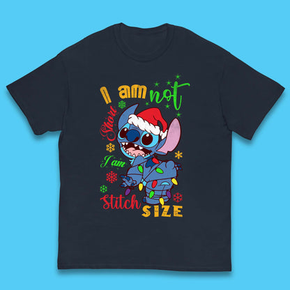 Stitch Size Christmas Kids T-Shirt