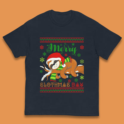 sloth christmas t shirt