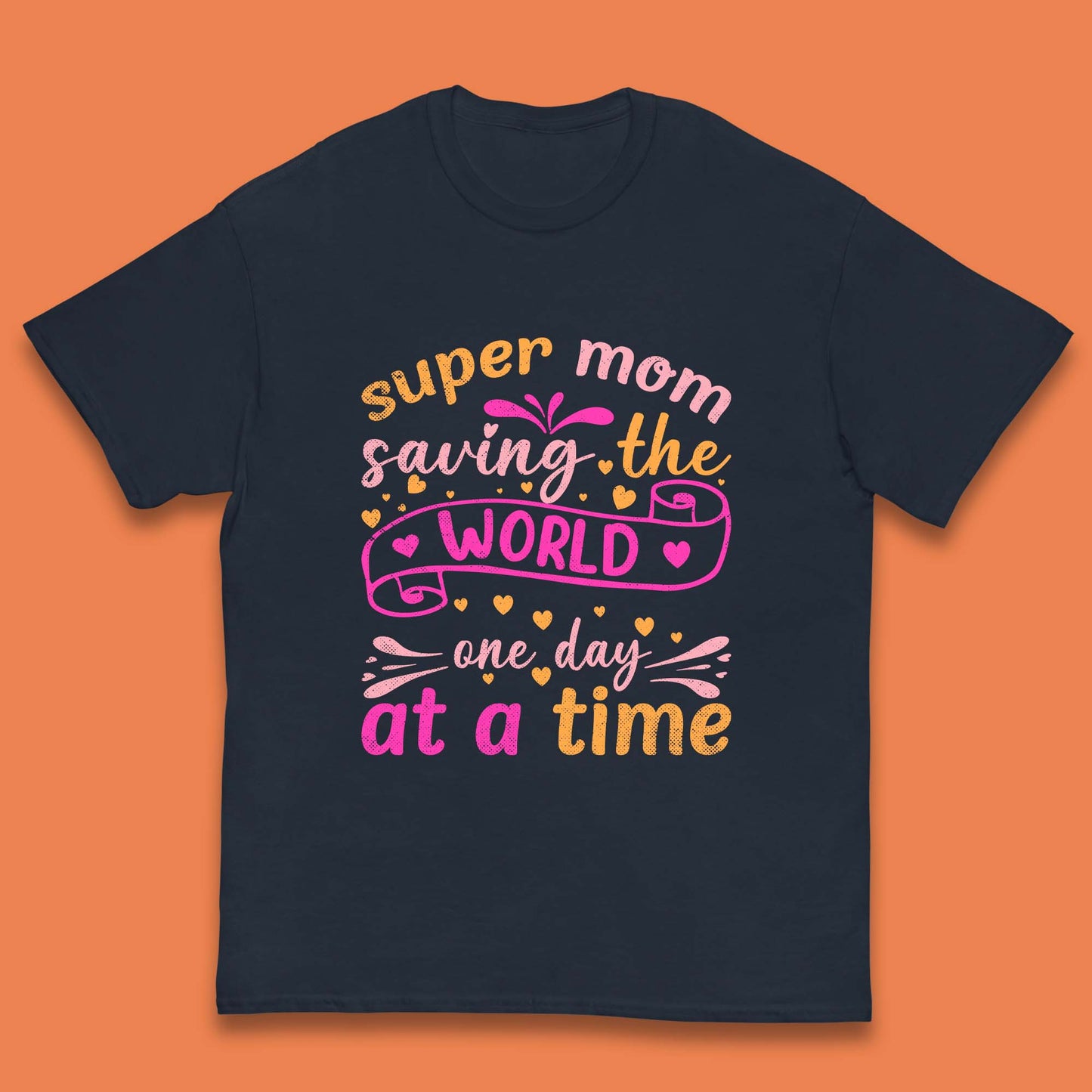 Super Mom Saving The World Kids T-Shirt