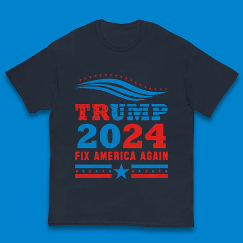 Trump 2024 Fix America Again Kids T-Shirt
